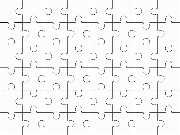 Blank Jigsaw Puzzle Printable