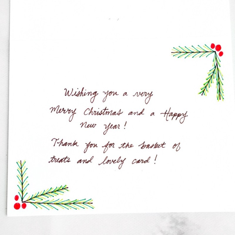 Christmas Thank-you Card