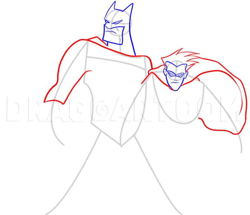 How To Draw Batman And Robin