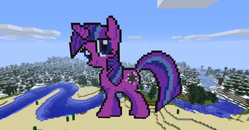 Minecraft My Little Pony Pixel Art