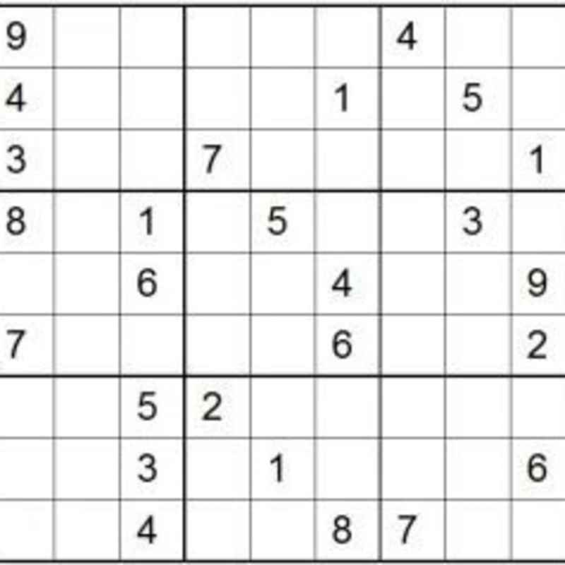 Sudoku Samurai Printable