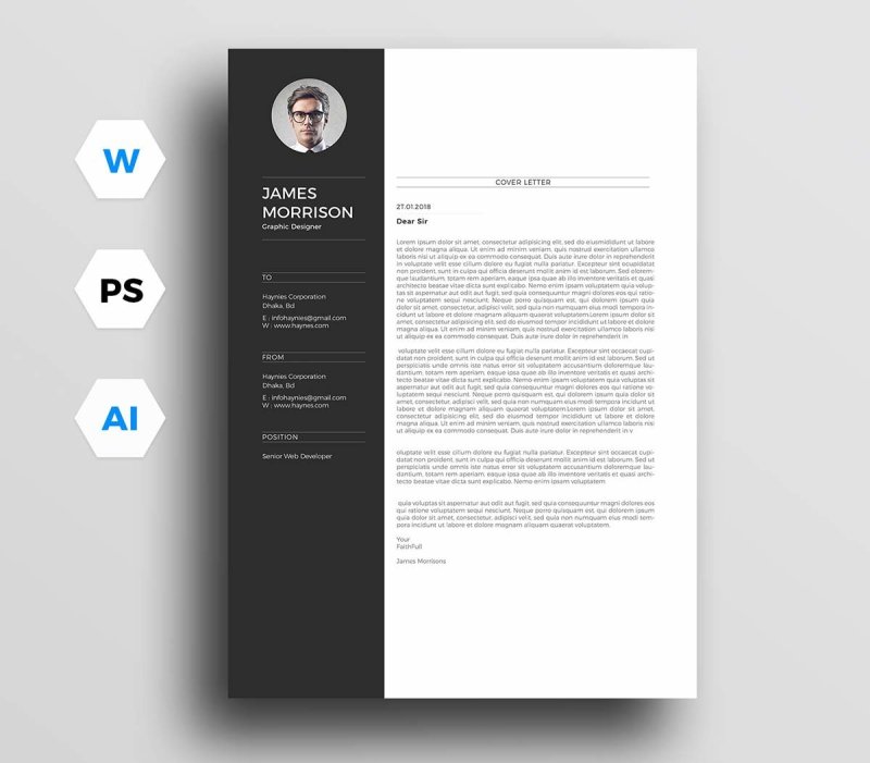 Word Document Cover Letter Template