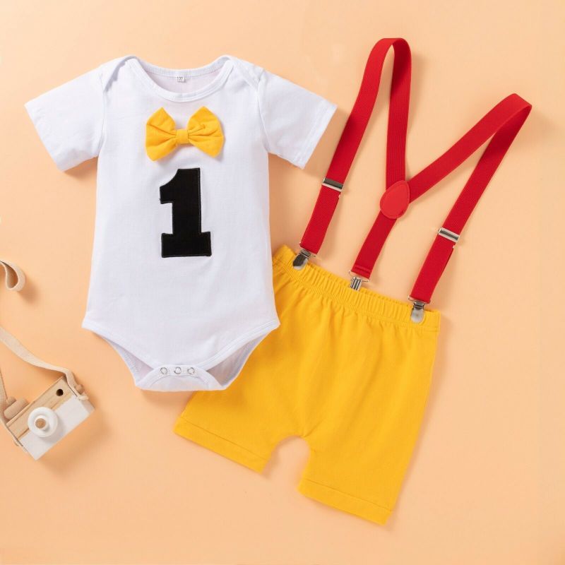 Baby Onesies With Bow Ties