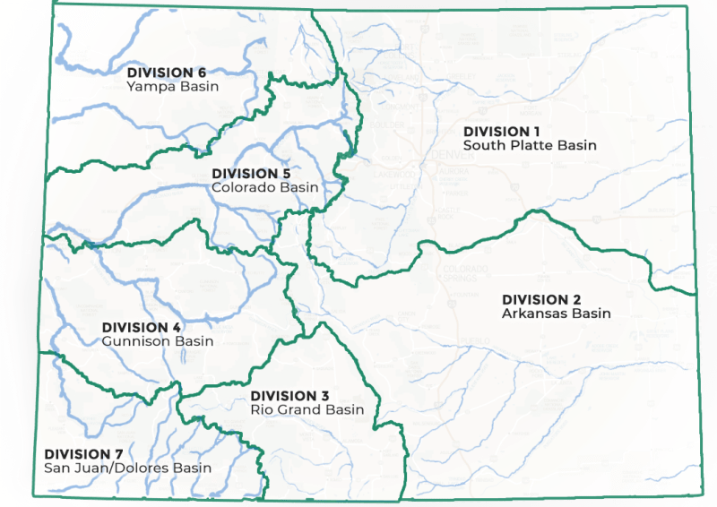 Colorado Watershed Map