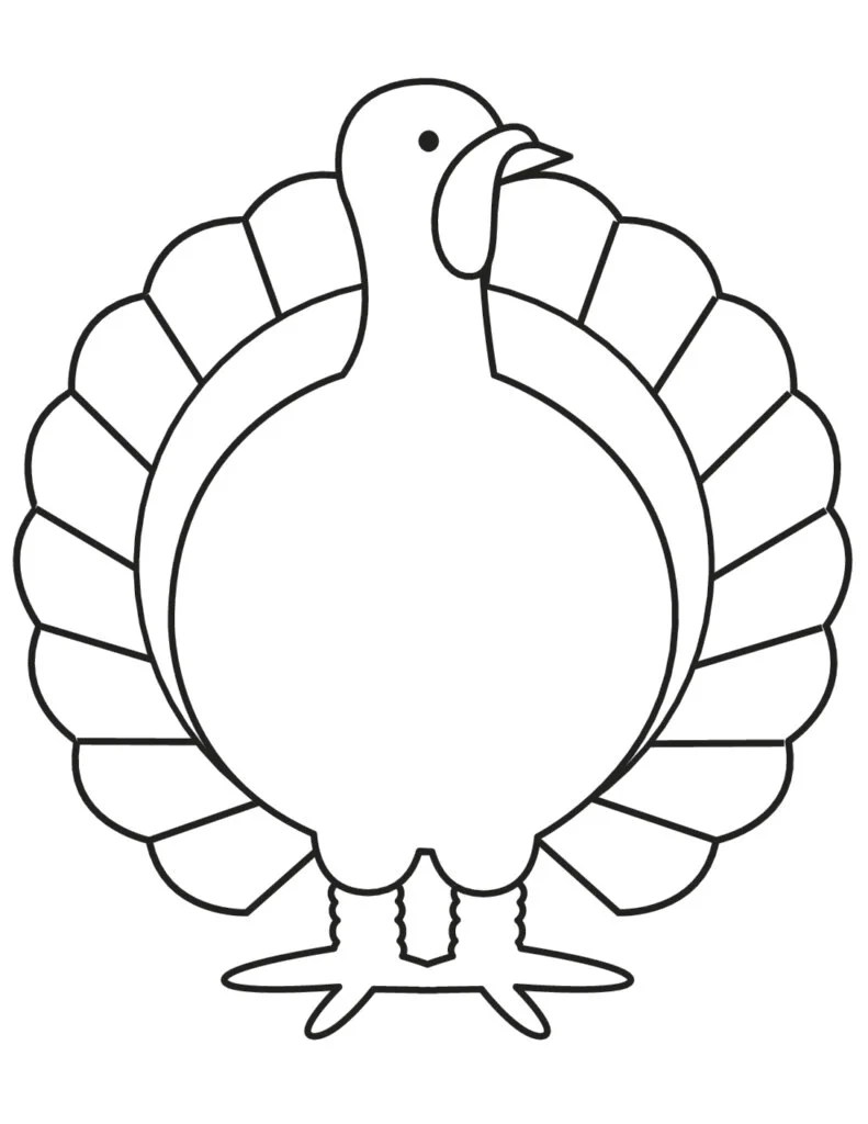 Disguise A Turkey Template