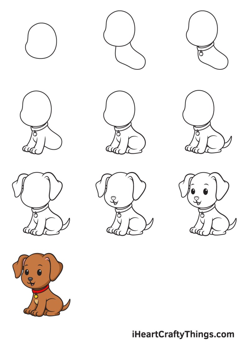Easy Dog To Draw