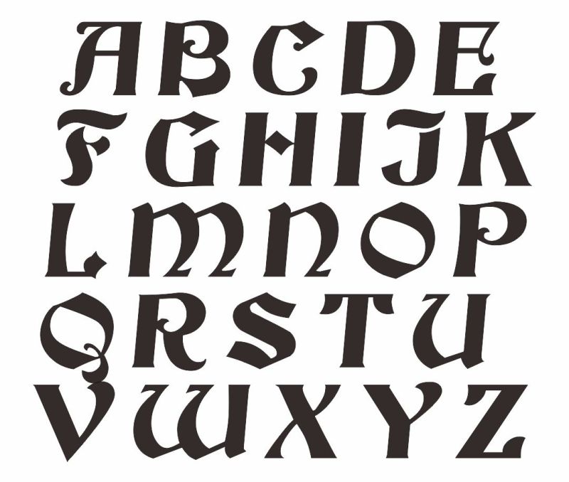 Monogram Stencils Free Printable