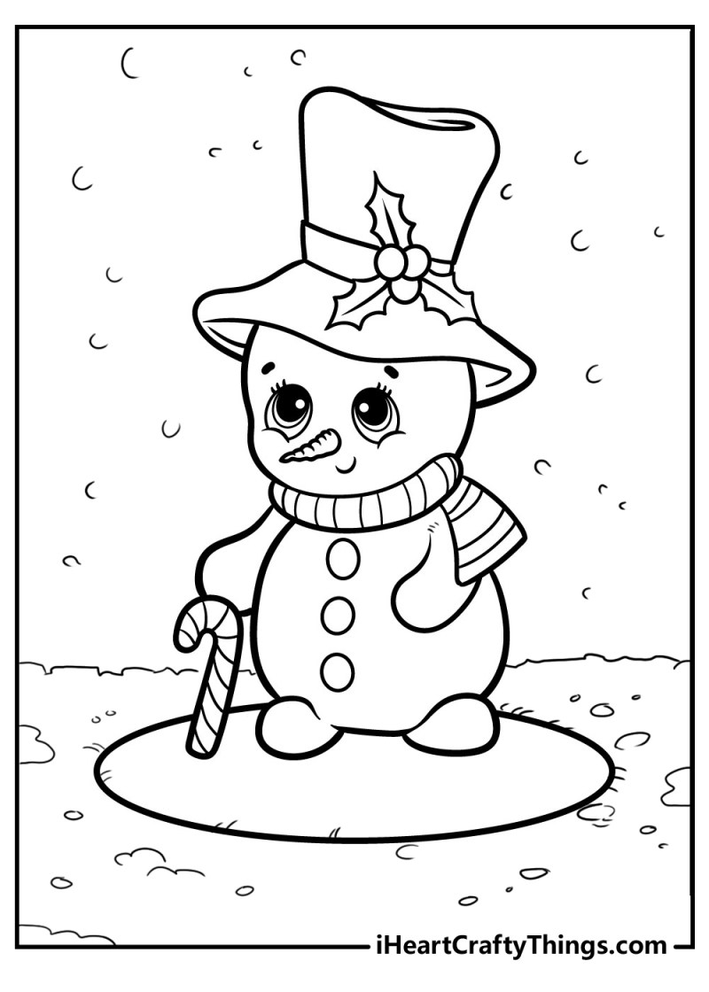 Printable Snowman Templates