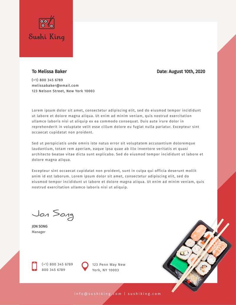 Business Letter Format Certified Mail