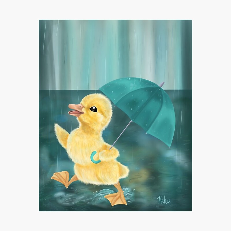Duck With Umbrella