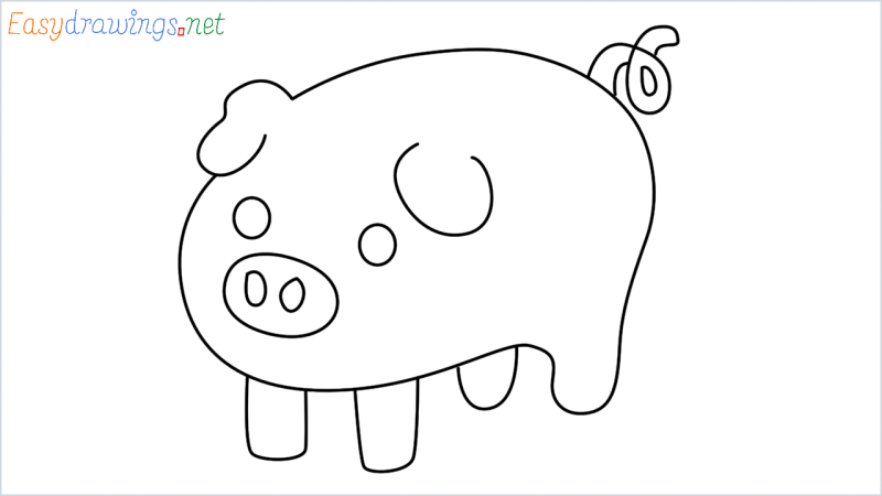 Easy To Draw Pig