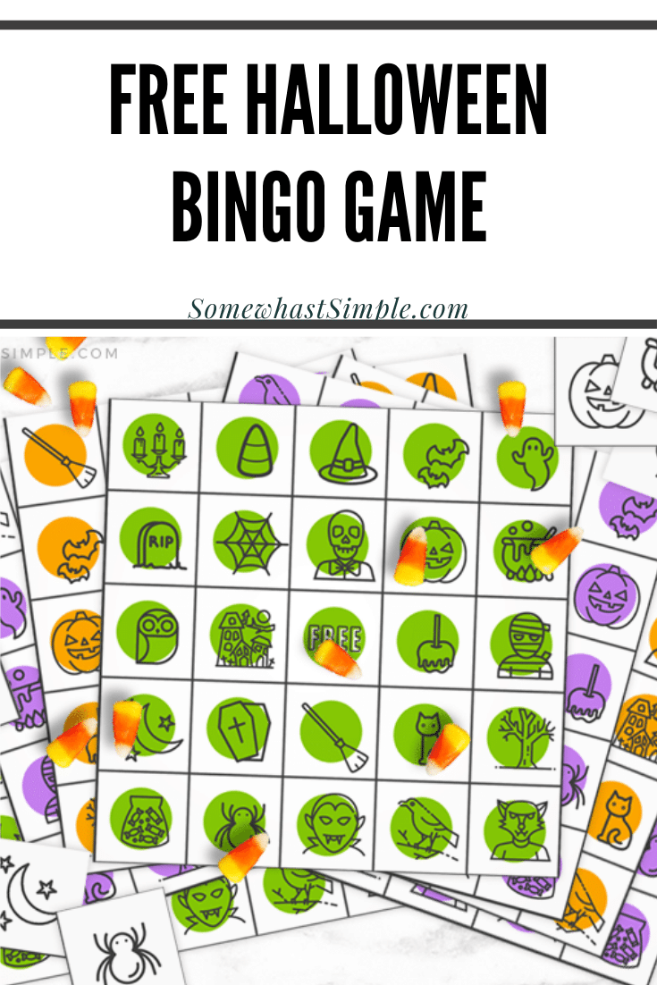 Free Printable Halloween Bingo Cards With Numbers