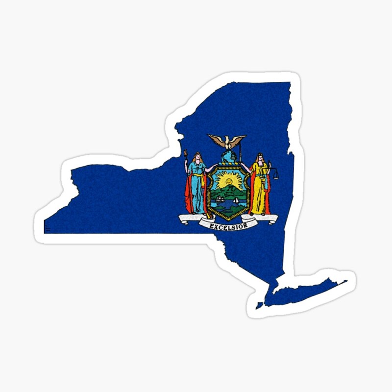 New York State Map Outline