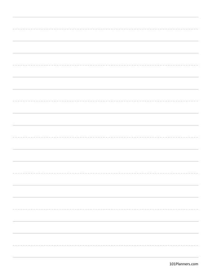 Printable First Grade Writing Paper