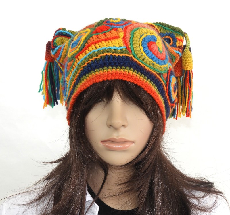Crochet Jester Hat