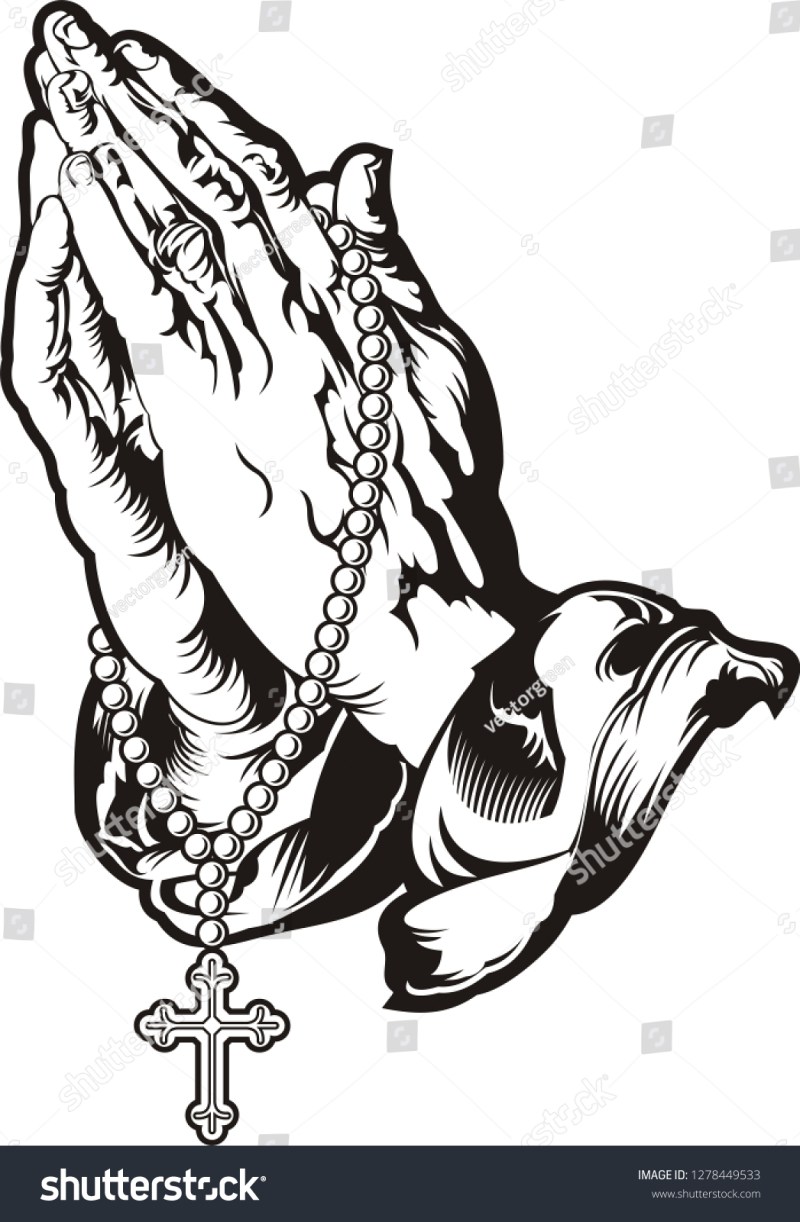 Praying Hands Rosary