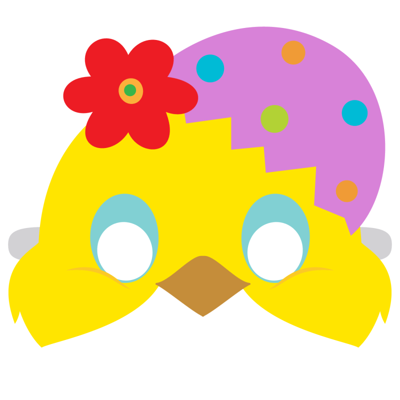 Chicken Mask Template