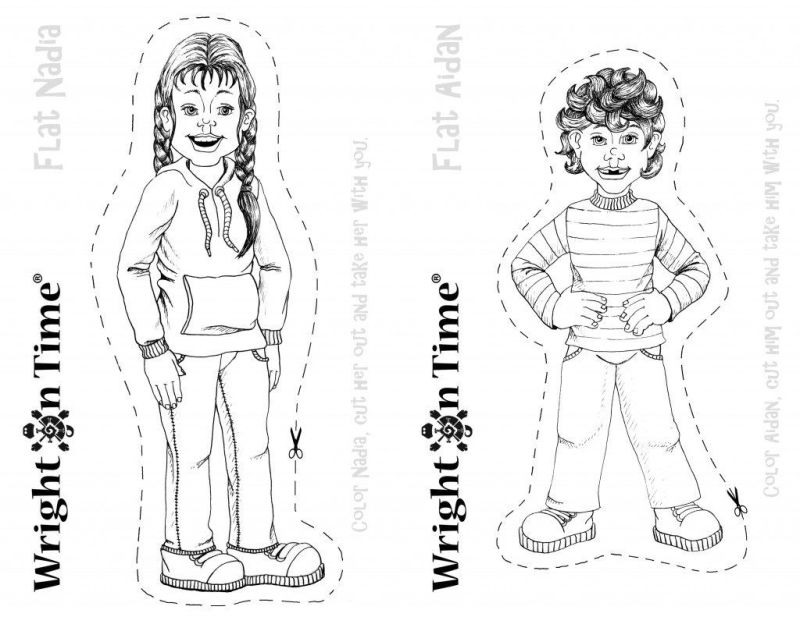 Flat Stanley Coloring Sheets