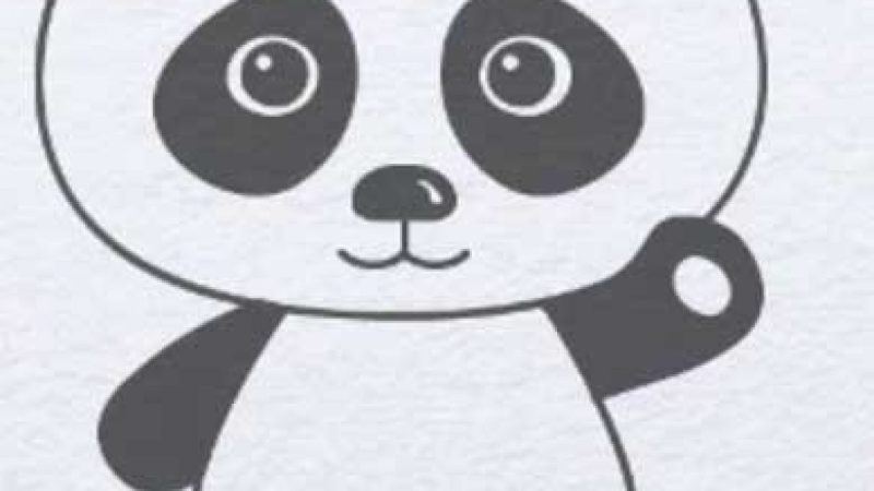 How To Draw Panda Cute
