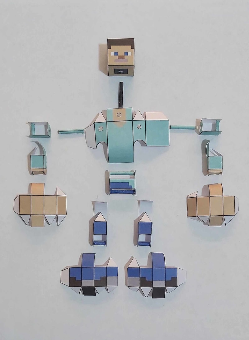 Minecraft Cutouts Steve
