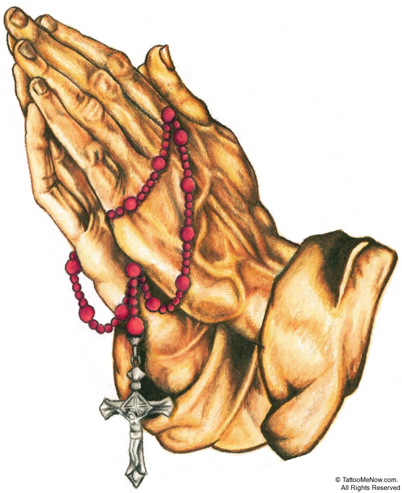 Praying Hands With Rosary Images