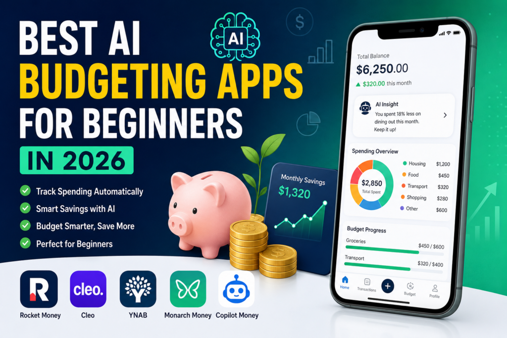 Best AI Budgeting Apps for Beginners in 2026